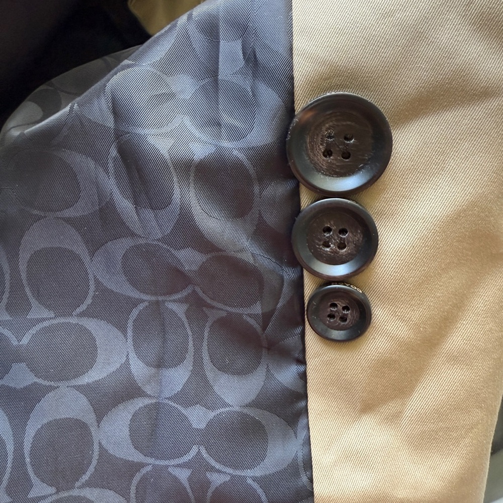 Coach Mid Trench Coat - Classic Khaki - Picture 6 of 8
